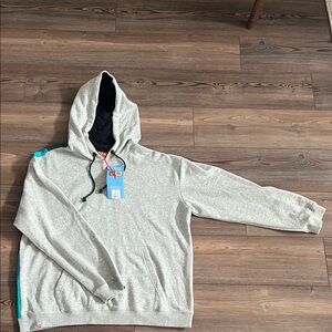 Lego x Target Collaboration Gray Sweater with Teal Highlights